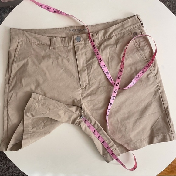 Mack Weldon Men’s Tech Chino Short Sandstorm Khaki Size 34 NWOT - Picture 2 of 8